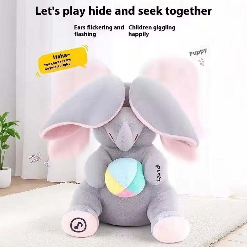 Kids Toys Elephant - Zabawny pluszowy słonik do ukrywania się