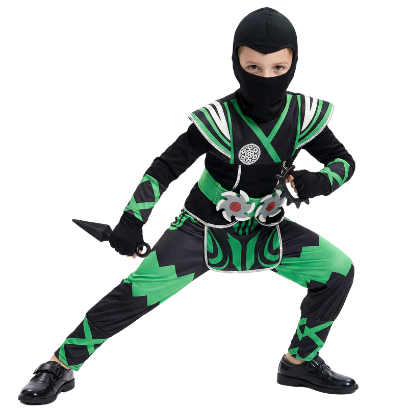 Kids Toys Boys - Zestaw Kostiumu Japońskiego Ninja dla Dzieci