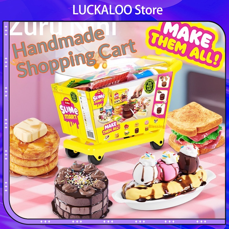 Kids Toys Kitchen Set - Zuru Mini Slime Mart Wózek na