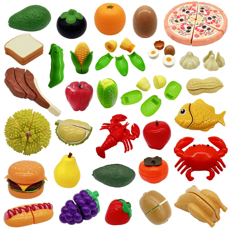 Kids Toys Kitchen Set - Montessori dom zagraj w krojenie owoców