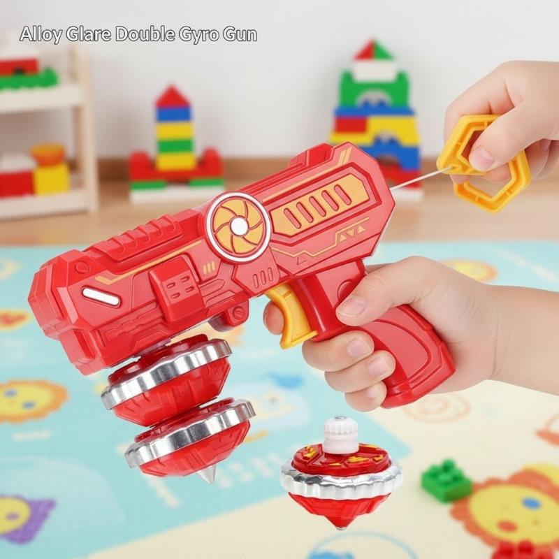 Spin Top Gyro Toy - Zabawka żyroskopowa LED ze stopu metali