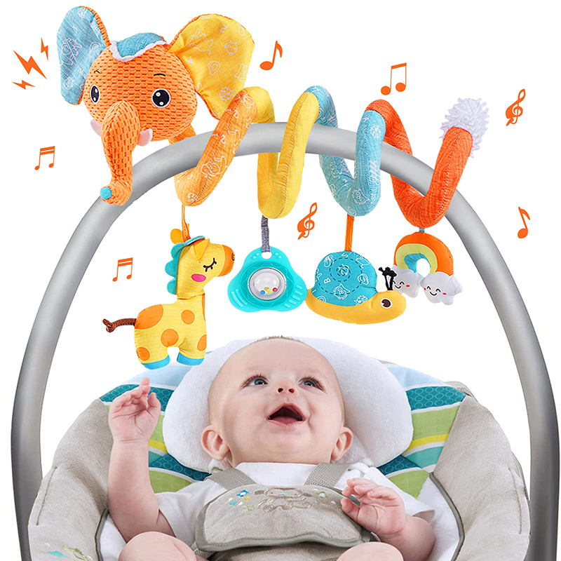 Kids Toys Elephant - Fotelik samochodowy Zabawki dla niemowląt Kolorowy