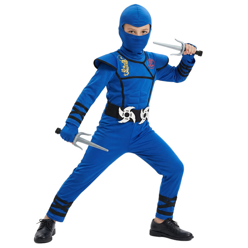 Czarno-niebieski strój ninja d – Kids Toys Boys recenzja i cena
