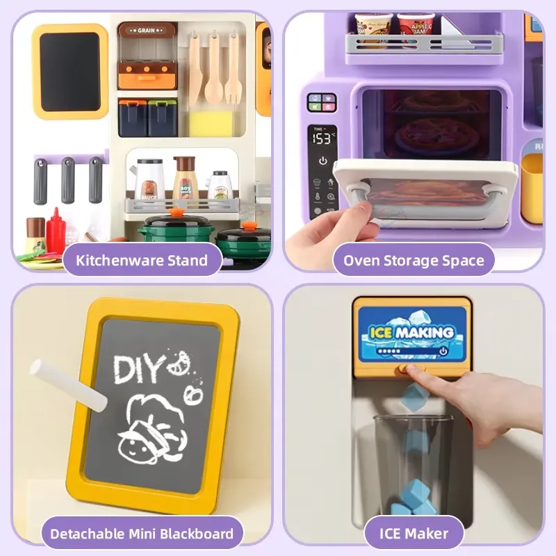 Duży zestaw kuchenny do zabawy – Kids Toys Kitchen Set recenzja i cena