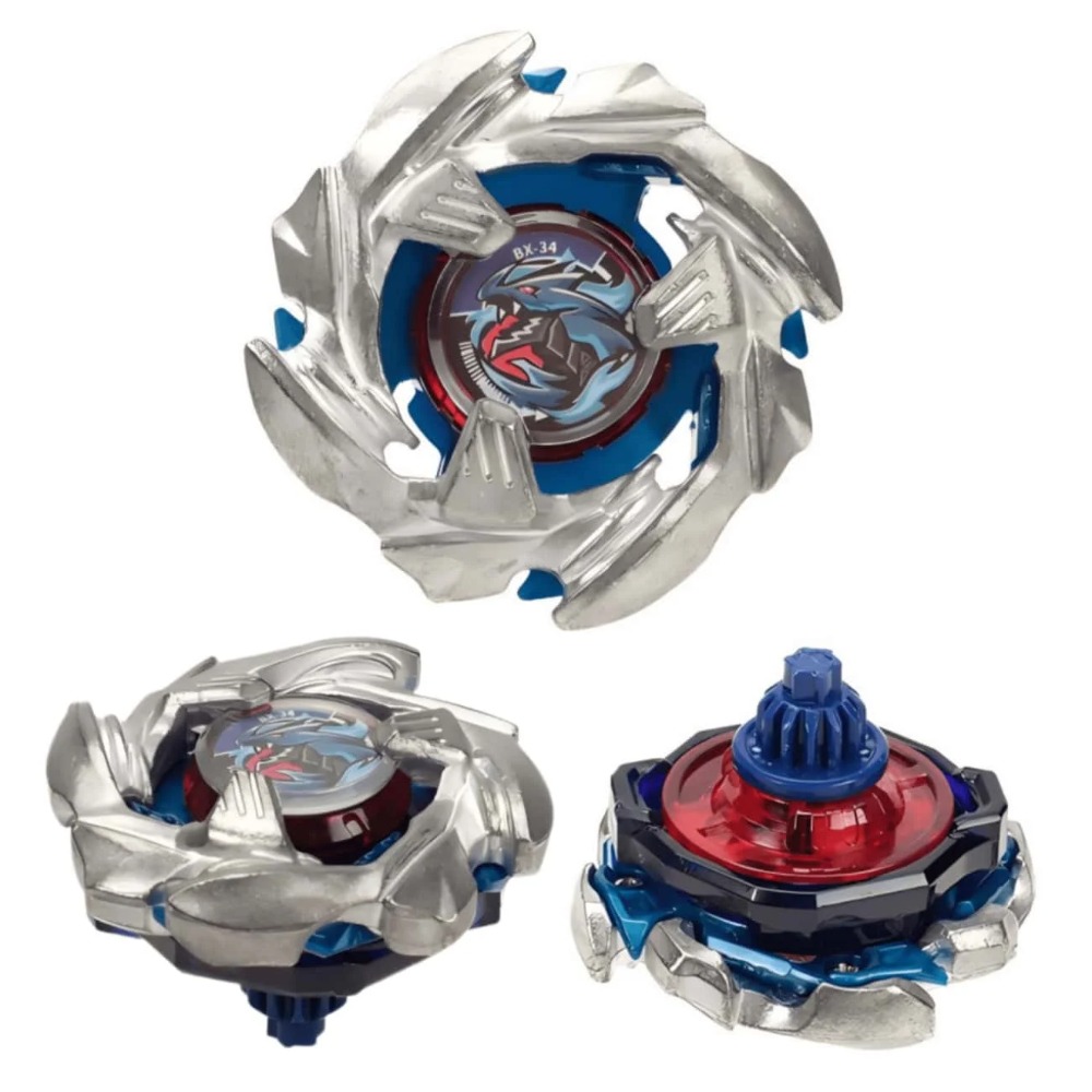BX-34 Silver Blue Cobalt Drago – Spin Top Gyro Toy recenzja i cena