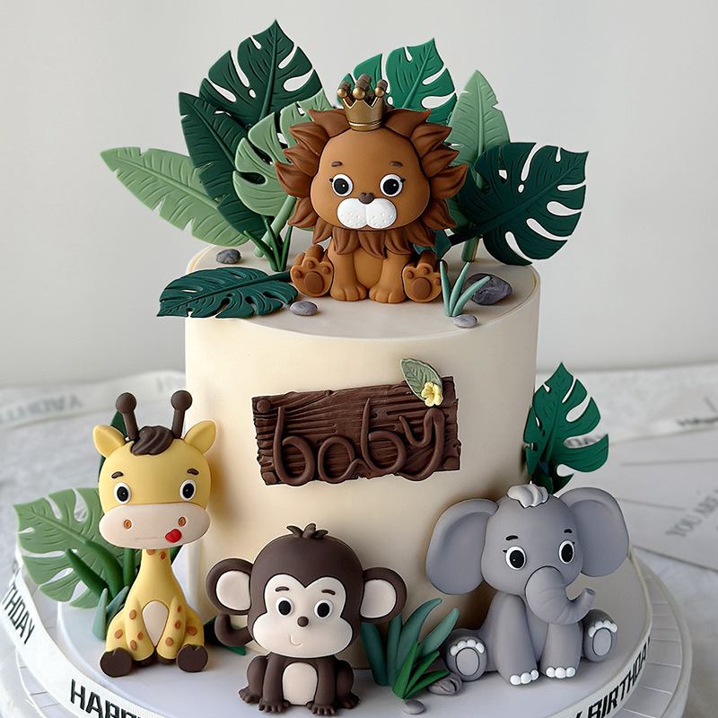 Jungle Safari Animal Doll Cake – Kids Toys Elephant recenzja i cena