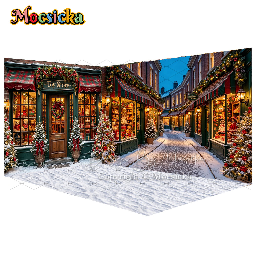 Tło fotograficzne: Ulica z skl – Toys Background For Kids recenzja i cena