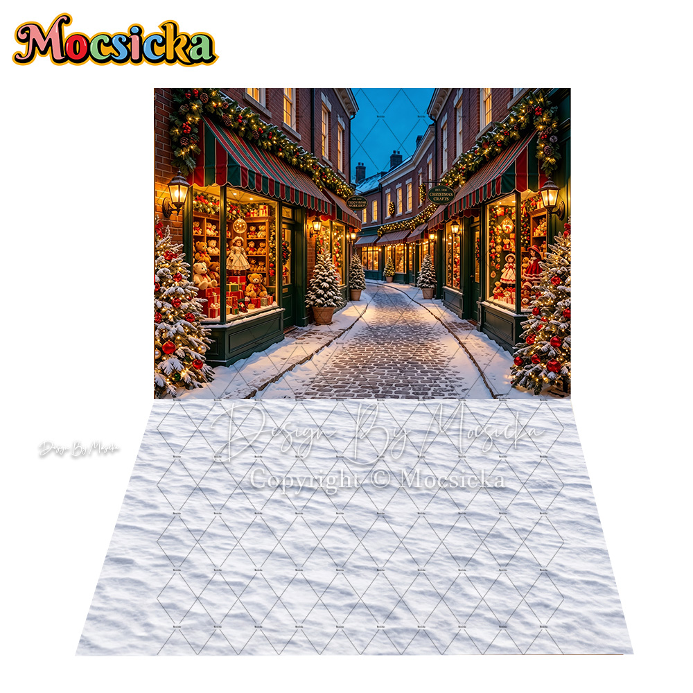 Tło fotograficzne: Ulica z skl – Toys Background For Kids recenzja i cena