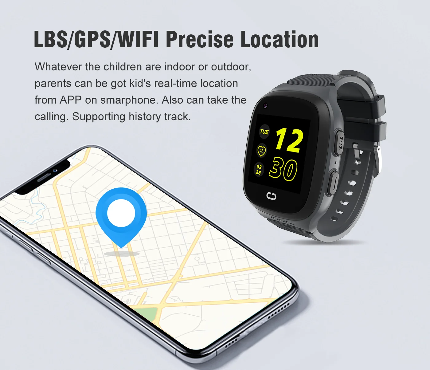 Smartwatch dla dzieci 4G SOS W – Kids Smartwatch Gps recenzja i cena