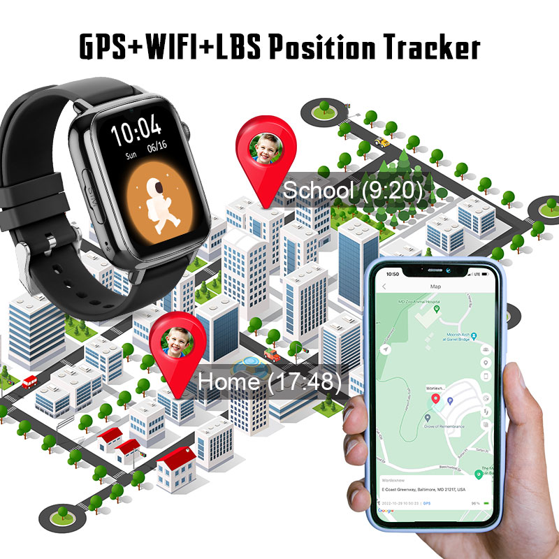 Wonlex KT34 Inteligentny zegar – Kids Smartwatch Gps recenzja i cena