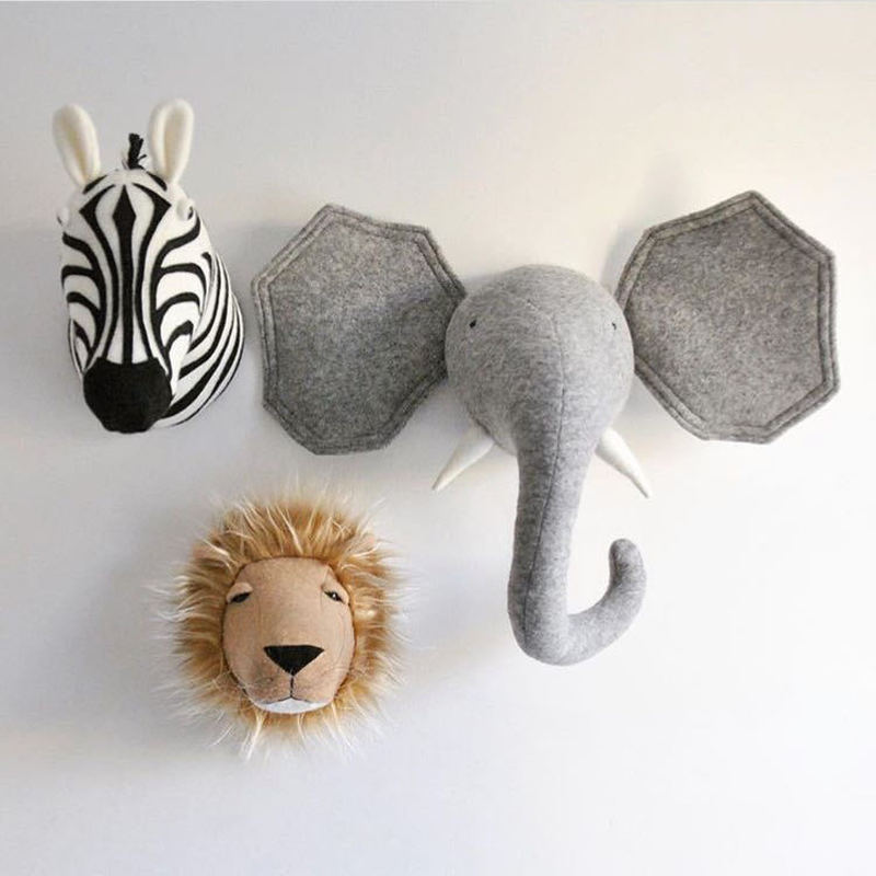 Zebra/słoń/żywrafa 3D głowa zw – Kids Toys Elephant recenzja i cena