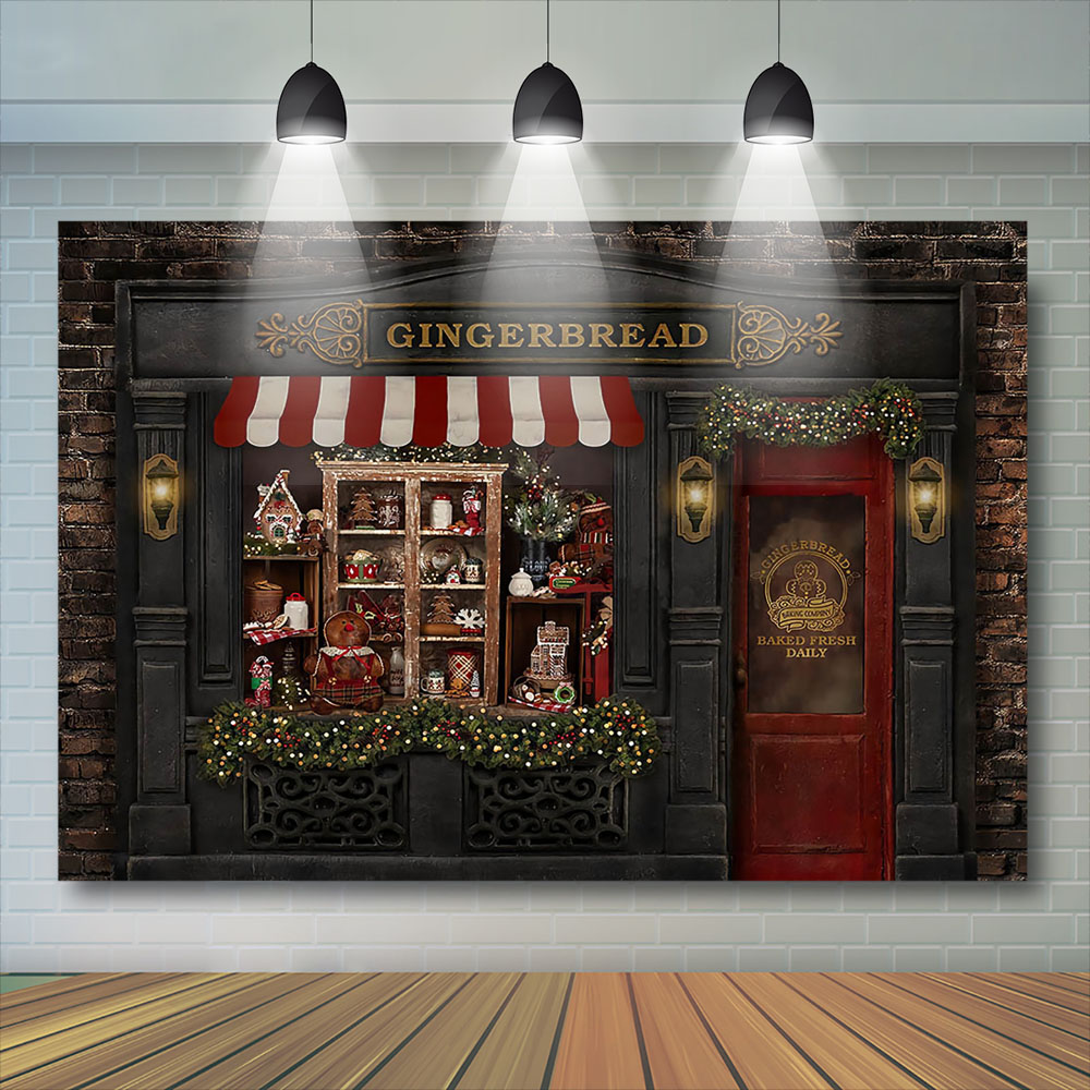 Gingerbread Shop boże narodzen – Toys Background For Kids recenzja i cena